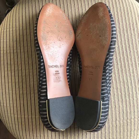 Rachel Zoe Brown Zahara Flats Size 7.5 - Picture 7 of 8